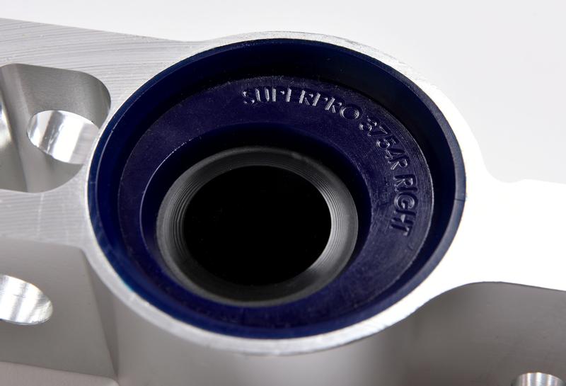 Close-up of the Anti-lift & Caster-increase Control Arm