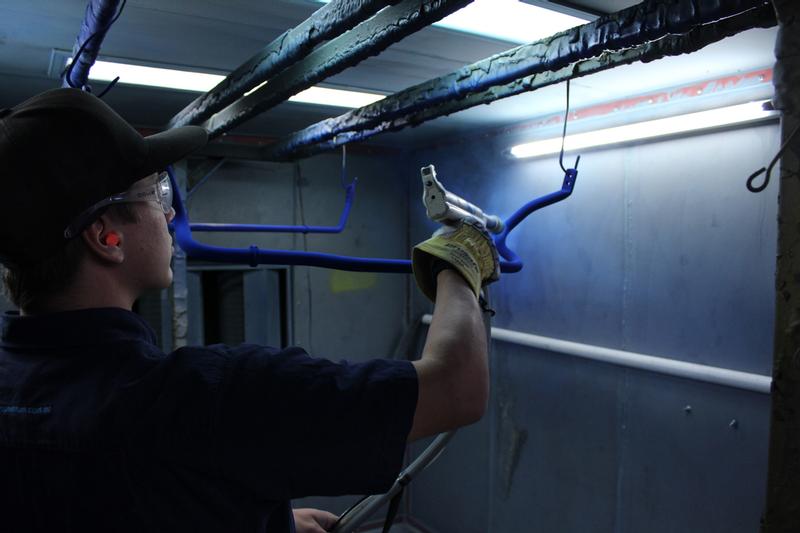 SuperPro's anti-roll bars having their unique coating applied to ensure they handle any conditions