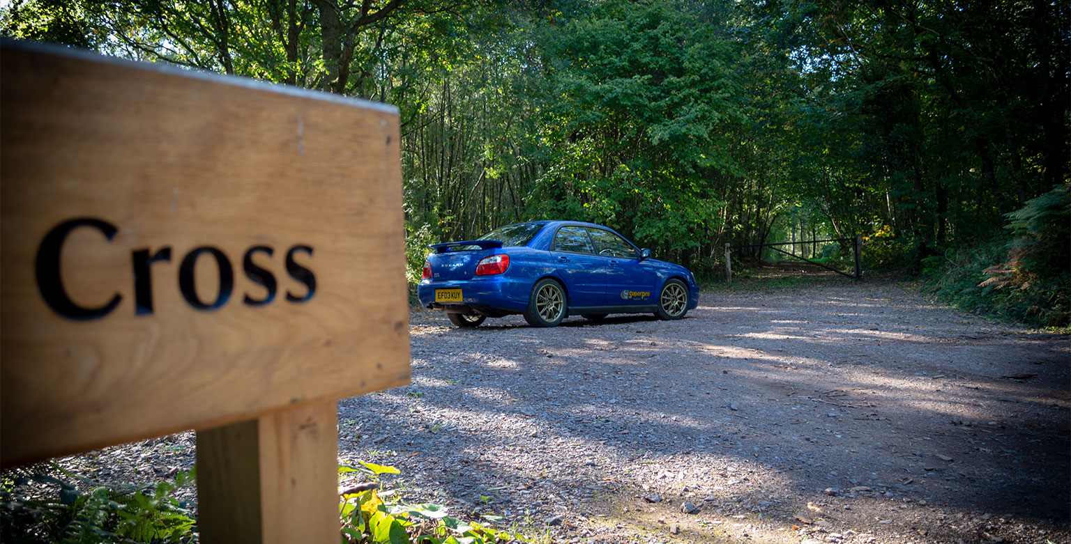 SuperPro's 2003 Subaru Impreza Blobeye in the Woods