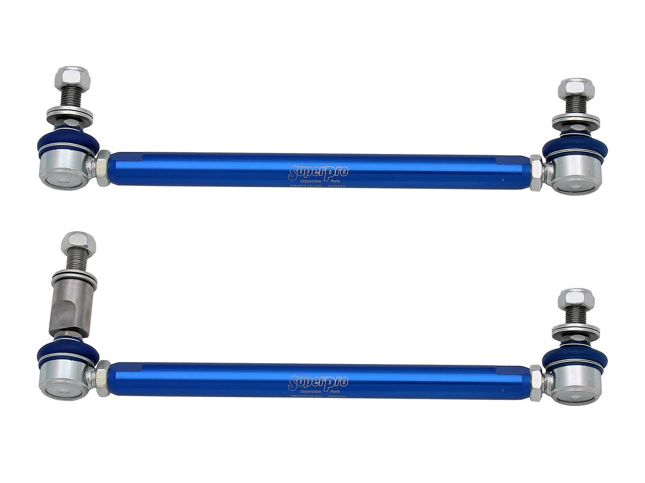 thumbnail image 2 of ProSport 130008 Universal Adjustable Front Anti Roll Bar Drop Links - Silver 2 of 6