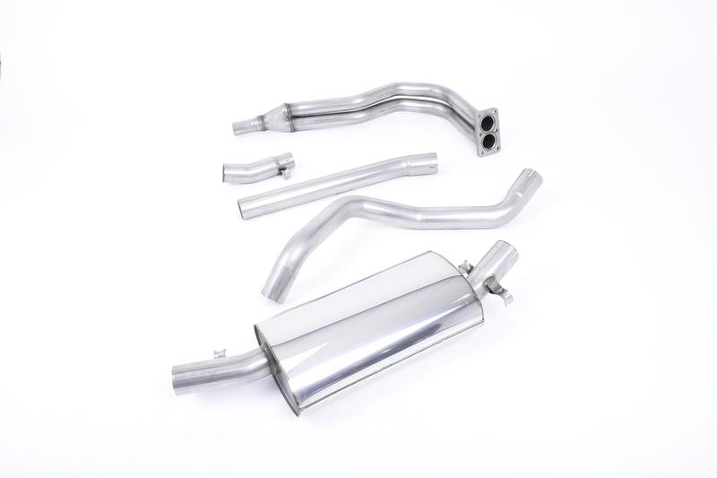 Milltek VW Golf GTI Mk1 - Non-Resonated (Louder) Manifold-Back Exhaust System with Polished Tip (For OE Manifold) photo