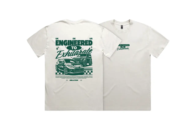 Milltek Milltek Tee White (Engineered) - 3XL photo