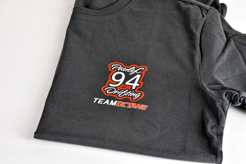 Octane Pauly C Drifting: Premium Tee Dark Shadow Grey. Size: M. photo