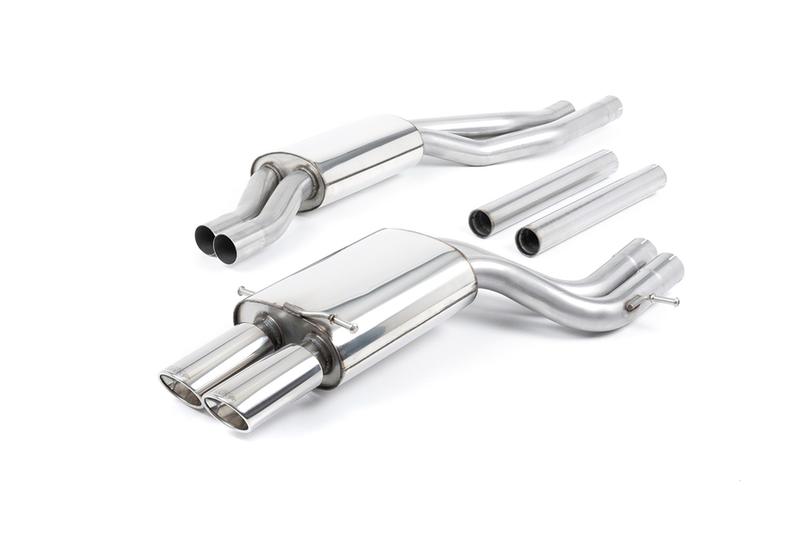 Milltek Audi RS4 B5 V6 Avant/S4 B5 Quattro - Resonated Cat-Back Exhaust System photo