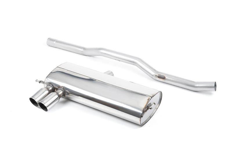 Milltek Audi S3 8L - Non-Resonated (Louder) Cat-Back Exhaust System with Polished Trims photo