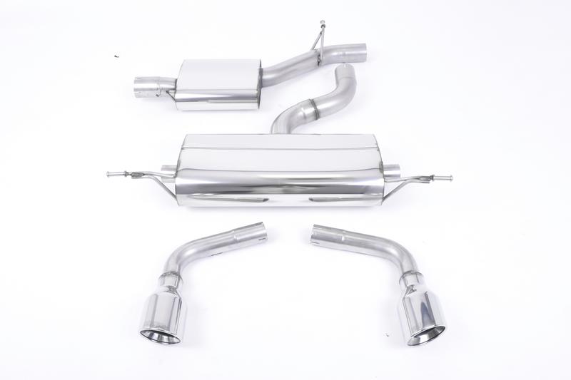 Milltek Audi TT MK2 3.2 Quattro - Resonated (Quieter) Cat-Back Exhaust System with Dual 100mm JET Trims photo