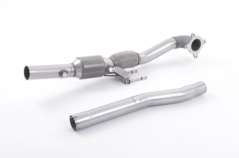 Milltek Large Bore Downpipe with HJS Hi-Flow Sports Catalyst (For Milltek Cat-Back) (Audi/Seat/Skoda/VW) photo