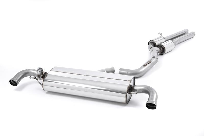 Milltek Audi TTRS MK2 2.5L - Resonated (Quieter) Cat Back Exhaust System - Uses OE Trims) photo