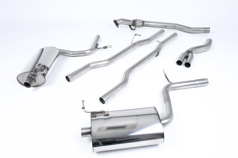 Milltek Non-Resonated (Louder) Cat-Back Exhaust System with 100mm Trims photo