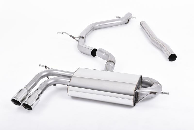 Milltek Audi A3/Seat Leon 2.0 TDI - DPF-Back Exhaust System with Polished Trims photo