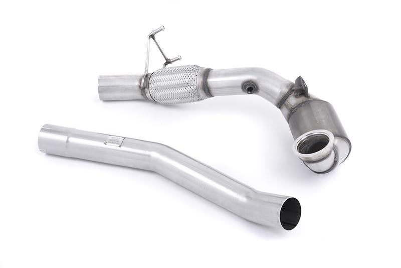 Milltek Audi S1 - Large Bore Downpipe with Hi-Flow Sports Catalyst (For Milltek Cat-Back) photo