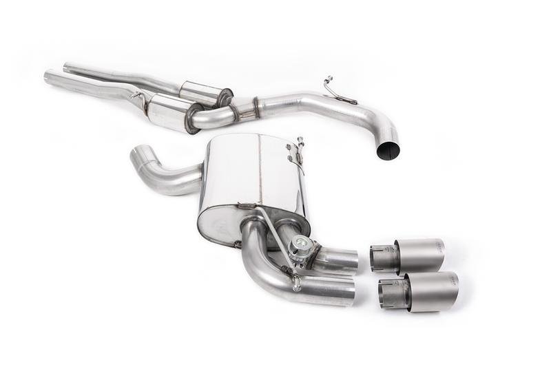Milltek Audi RS3 8P Sportback S Tronic - Cat-Back Exhaust System with Titanium Trims photo