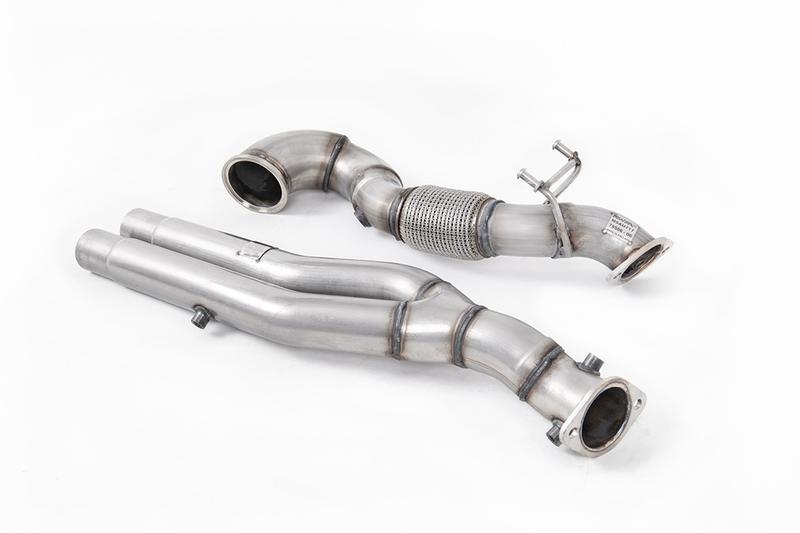 Milltek Large Bore Downpipe with Catalyst Delete (Audi RS3 8V+8Y/RSQ3/TTRS MK3) photo