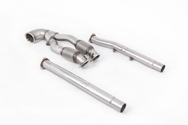 Milltek V2 Downpipe with Decat & OPF Bypass (Audi RS3 8V+8Y/RSQ3/TTRS MK3) photo