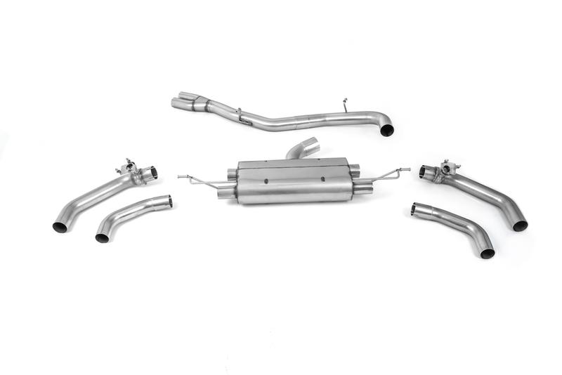 Milltek Audi RSQ3 - 80mm OPF Back Exhaust System - Fits with OE Tailpipes  - ECE R59 Approved photo