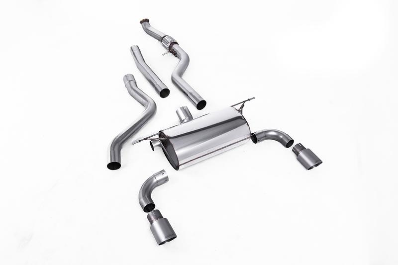 Milltek Cat-Back Exhaust System with Road Rear Silencer & Titanium Tips photo