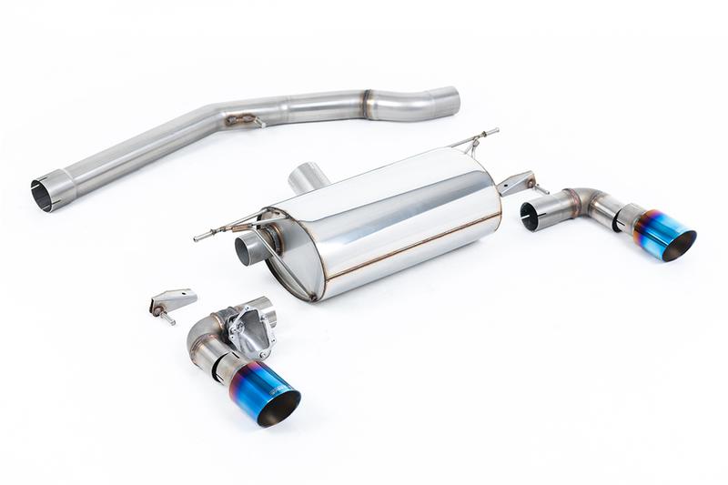 Milltek Non-Resonated (Louder) GPF/OPF-Back Exhaust System with Burnt Titanium GT-90 Trims photo