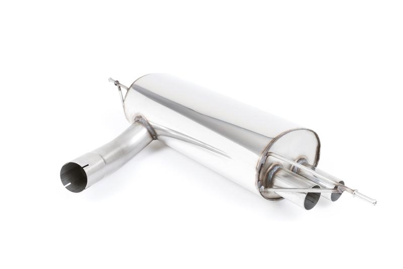 Milltek Valved Rear Silencer with GT-80 Polished Trims photo