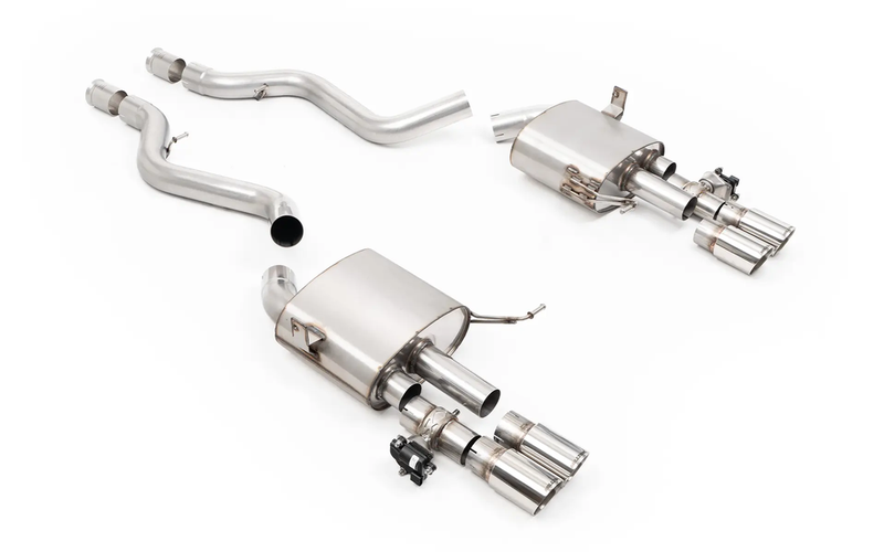 Milltek BMW E90/E92 M3 - V2 Valved System with Polished Tips photo