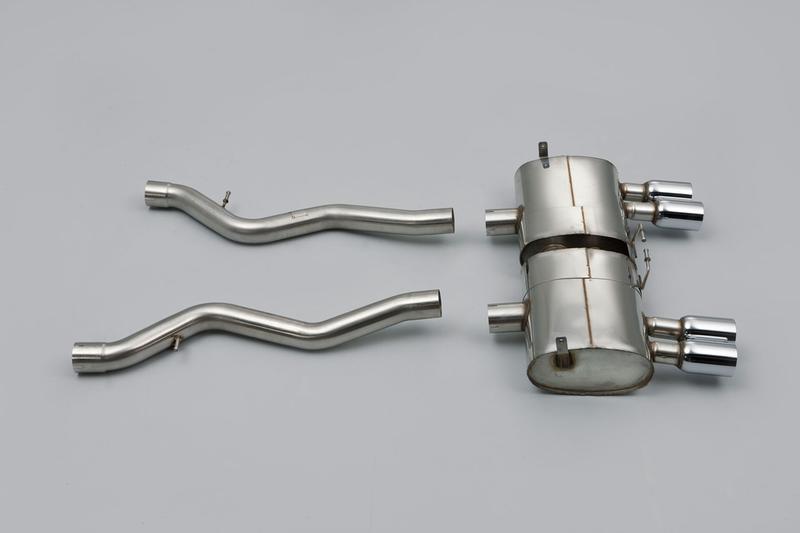 Milltek BMW E90/E92 M3 - Cat-Back Exhaust System with Quad Polished Trims photo