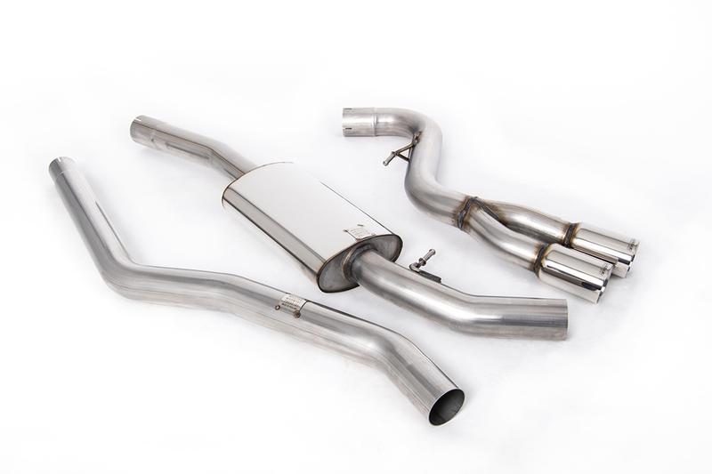 Milltek Cat-Back Exhaust System with Twin Polished Trim Assembly photo