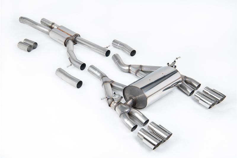 Milltek BMW F80 M3/F82 M4 - Cat-Back Exhaust System with Polished Trims photo
