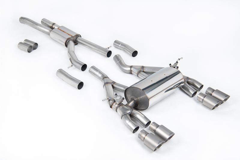 Milltek BMW F80 M3/F82 M4 - Cat-Back Exhaust System with Titanium Trims photo