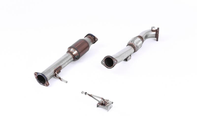 Milltek Ford Focus MK2 RS - Large Bore Downpipe with Hi-Flow Sports Catalyst (For Milltek Cat-Back) photo