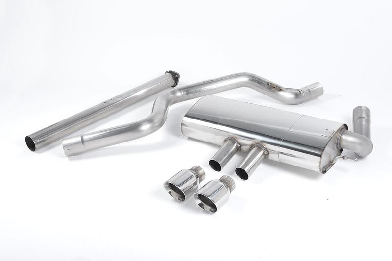 Milltek Ford Focus MK3 ST 5 door Hatchback - Non-Resonated (Louder) Cat-Back Exhaust System with Polished Tips photo