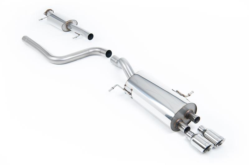 Milltek Resonated (Quieter) Cat-Back Exhaust System with Polished Tips photo