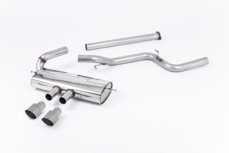 Milltek Ford Focus MK3 ST 5 door Hatchback - Non-Resonated (Louder) Cat-Back Exhaust System with Titanium Tips photo