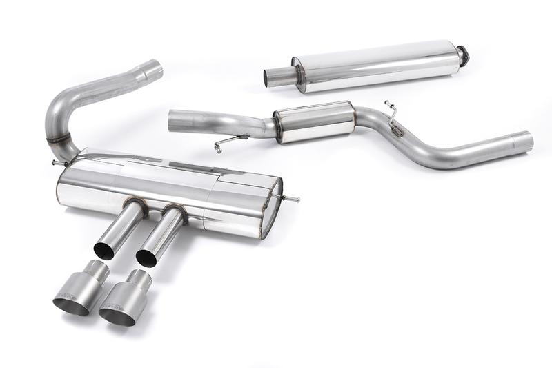 Milltek Ford Focus MK3 ST Estate/Sedan - Resonated (quieter) Cat-Back with Titanium Tips photo