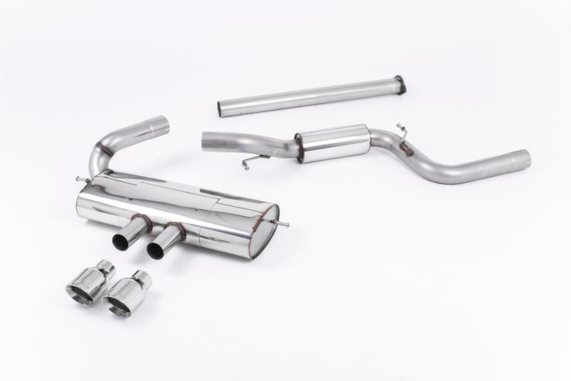 Milltek Ford Focus MK3 ST 5 door Hatchback - Part Resonated Cat-Back Exhaust System with Polished Tips photo