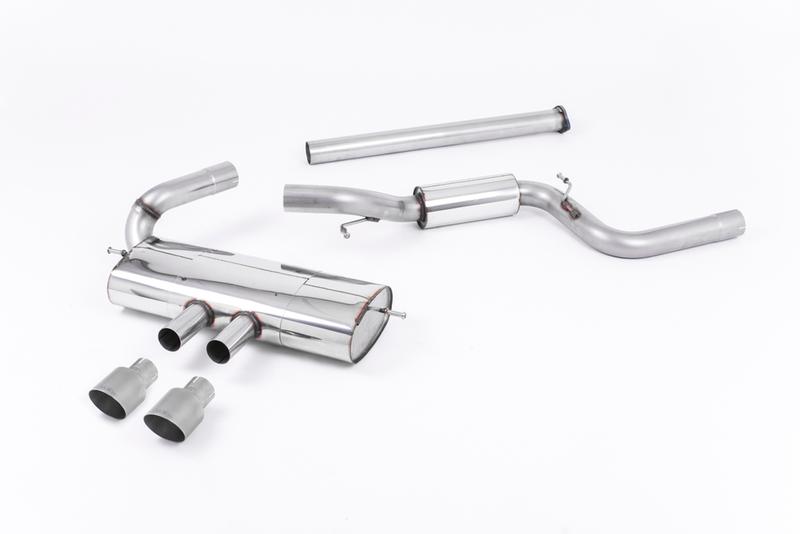 Milltek Ford Focus MK3 ST 5 door Hatchback - Part Resonated Cat-Back Exhaust System with Titanium Tips photo