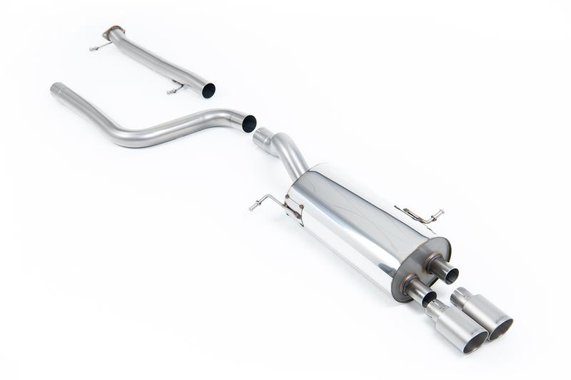 Milltek Non-Resonated (Louder) Cat-Back Exhaust System with Titanium Tips photo