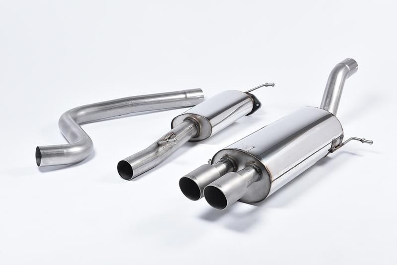 Milltek Non-Resonated (Louder) Cat-Back Race Exhaust System with Titanium Tips photo