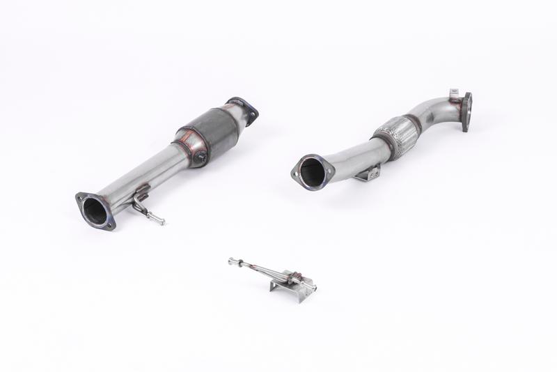 Milltek Ford Focus MK2 ST 225 - Large Bore Downpipe with Hi-Flow Sports Catalyst (For Milltek Race Cat-Back) photo