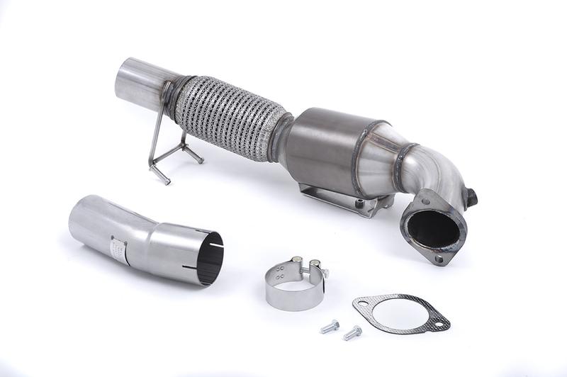 Milltek Ford Focus MK3 RS - Large Bore Downpipe with Hi-Flow Sports Catalyst (For Milltek Cat-Back) photo