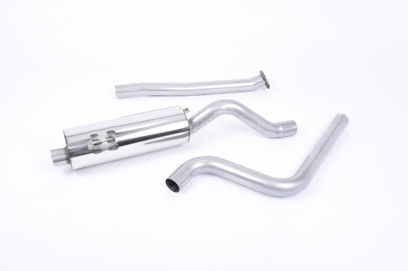 Milltek Non-Resonated (Louder) Cat-Back Race Exhaust System with Burnt Titanium Tips photo