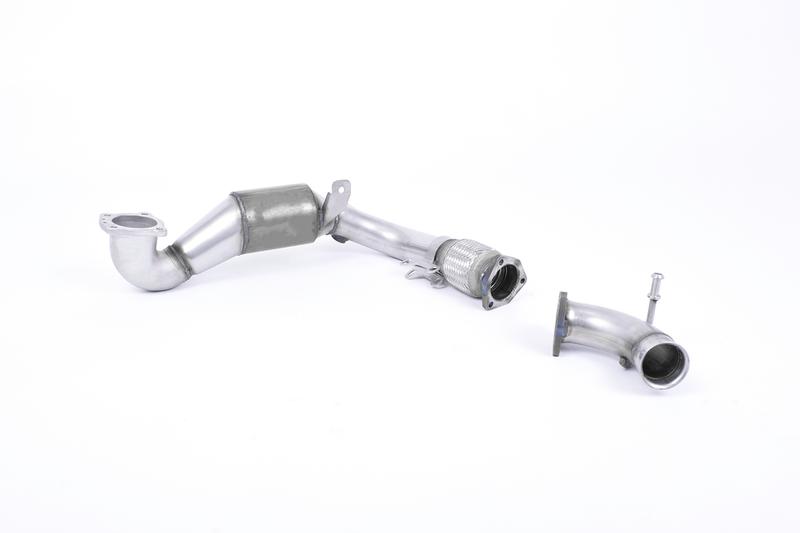 Milltek Ford Fiesta MK7/7.5/8 Ecoboost 1.0T - Stainless Steel Cast Downpipe with Race Cat (For OE Cat-Back) photo