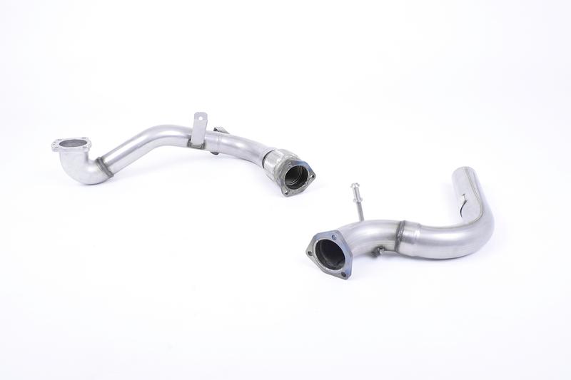 Milltek Ford Fiesta MK7/7.5/8 Ecoboost 1.0T - Large Bore Downpipe with Catalyst Delete (For OE Cat-Back) photo