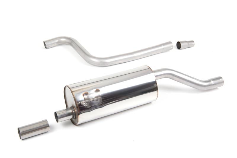 Milltek Resonated (Quieter) GPF-Back Exhaust System with Carbon JET-90 Trim photo