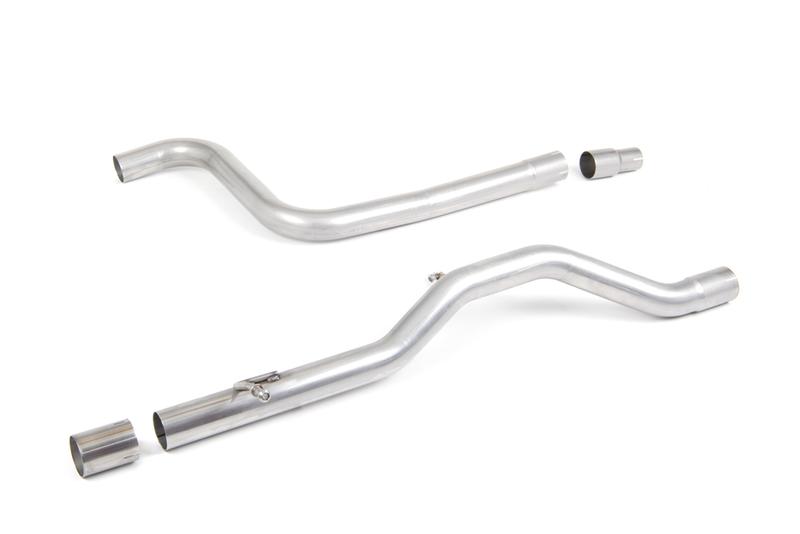 Milltek Non-Resonated (Louder) GPF-Back Exhaust System with Twin GT-90 Polished Trims photo