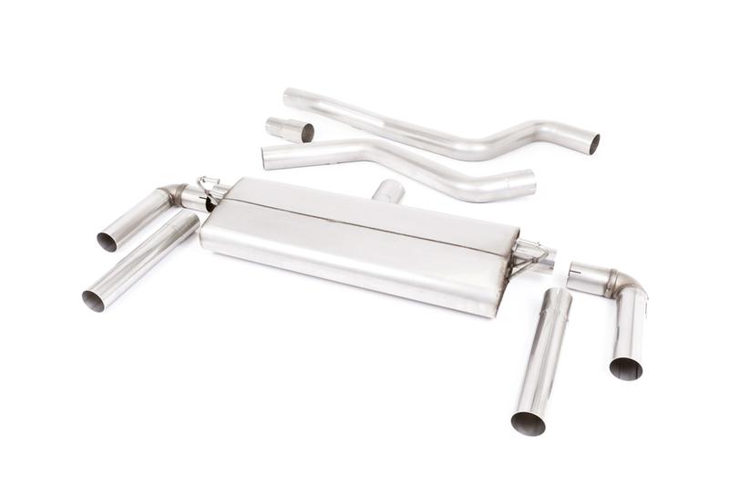 Milltek Ford Focus MK4 ST Estate/Wagon - GPF Back Exhaust System with Titanium GT-115 Trims - EC Approved photo
