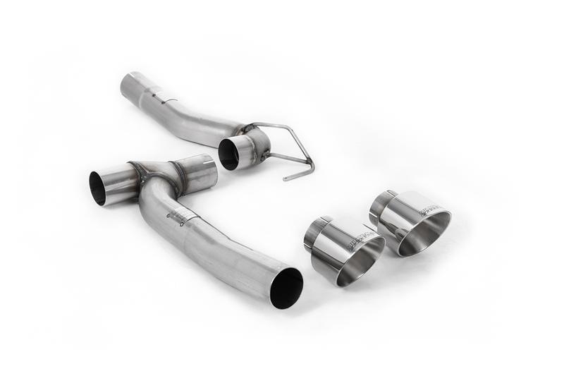 Milltek Ford Fiesta MK8 1.0T ST Line (Dual Outlets) - Upgrade Kit for Existing Milltek Cat Back Systems with Polished GT-100 Trims photo