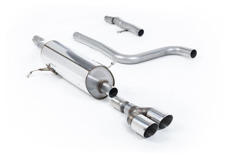 Milltek Ford Fiesta MK8 1.0T ST Line (GPF Models) - Resonated GPF/OPF Back with ST Style Twin GT-90 Polished Trims photo