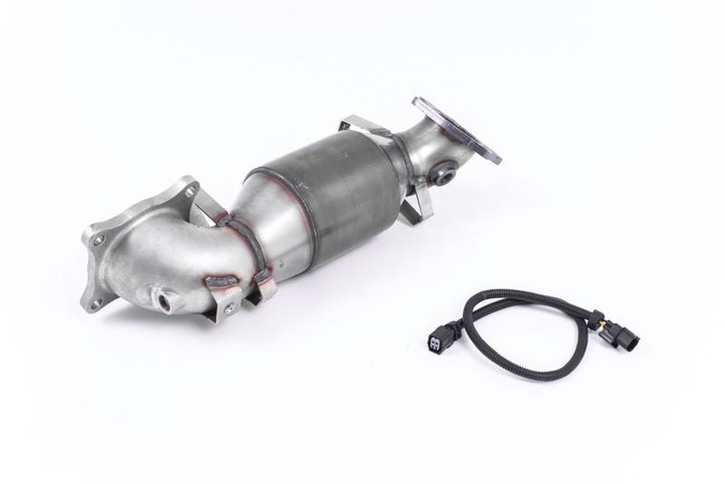 Milltek Honda Civic FK2 Type R Turbo - Stainless Steel Cast Downpipe with Hi-Flow Sports Catalyst photo