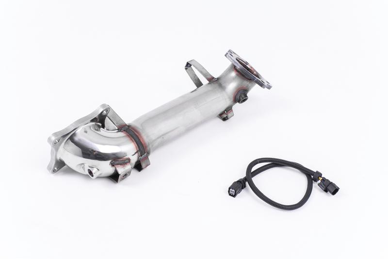 Milltek Honda Civic FK2 Type R Turbo - Large Bore Downpipe with Catalyst Delete photo