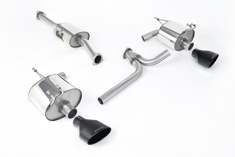 Milltek Honda S2000 AP2 - Twin Rear Silencer with Cerakote Tips photo