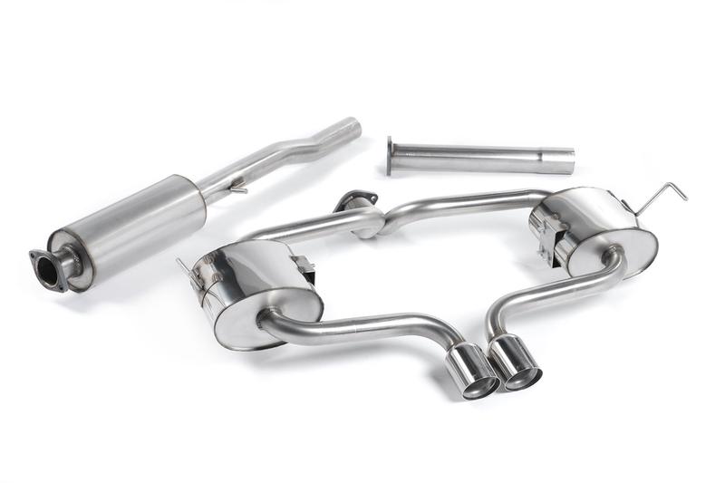 Milltek Mini Cooper S R53 - Resonated (Quieter) Cat-Back Exhaust System with Polished Trims photo
